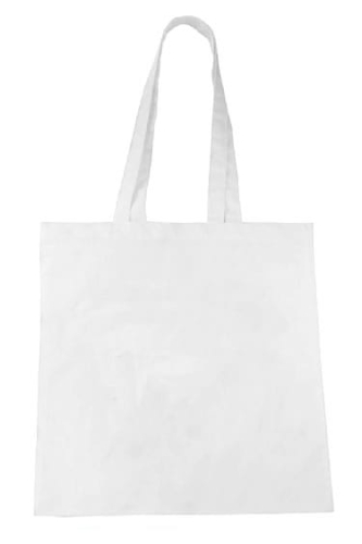 Bijela pamučna torba za višekratnu upotrebu