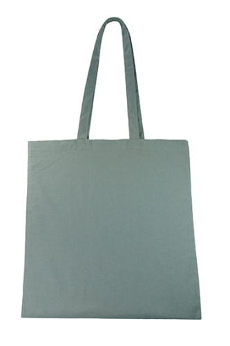 Siva pamučna torba za višekratnu upotrebu